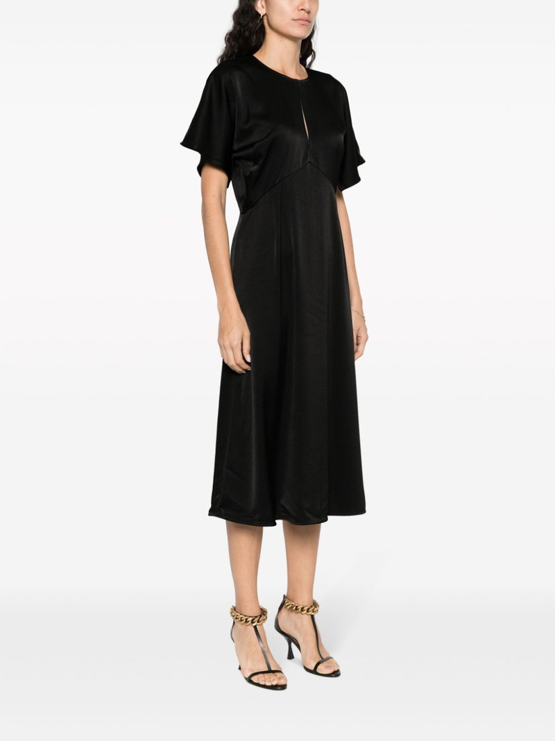 flared satin midi dress 3