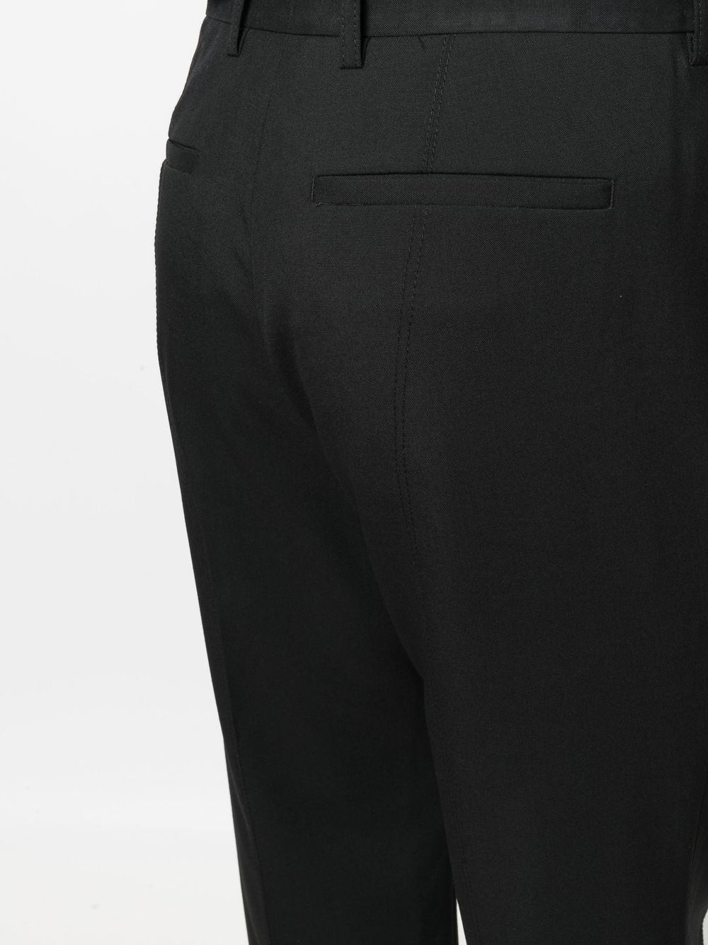 pressed-crease four-pocket tailored trousers - 5