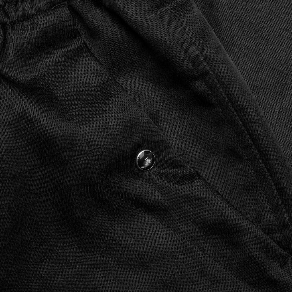 STRING COWBOY SHORT POLY SLUB SATEEN - BLACK - 4