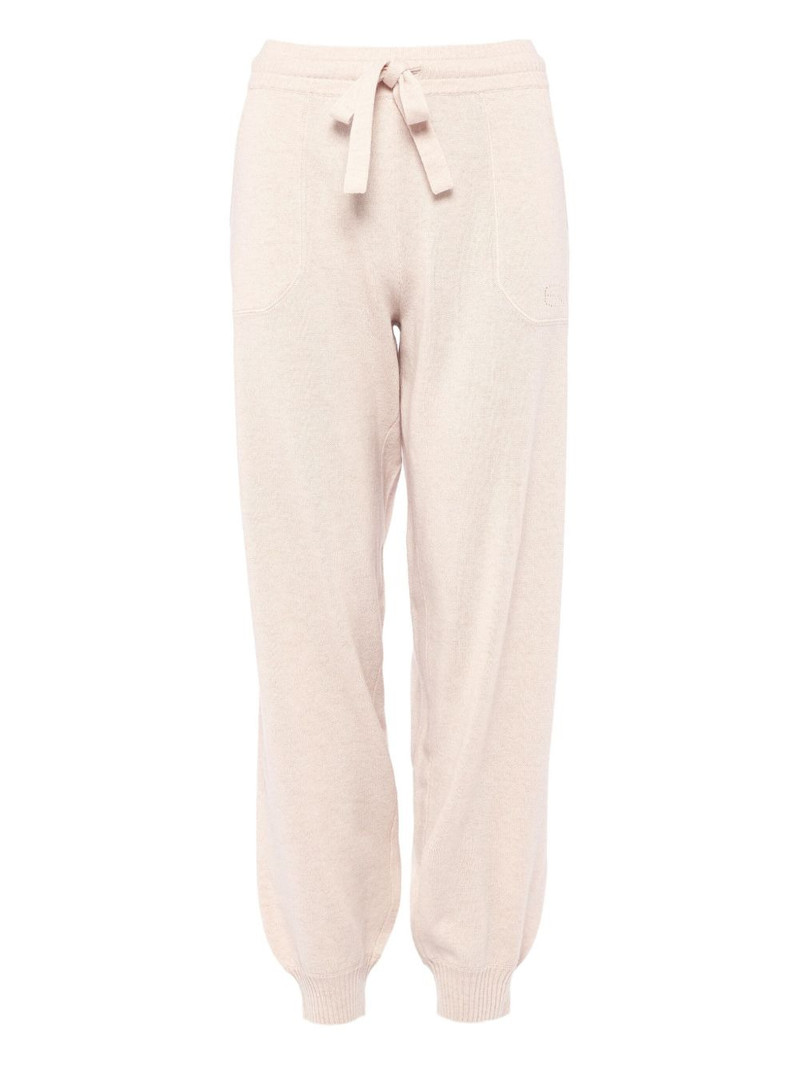 drawstring-waistband pants 1