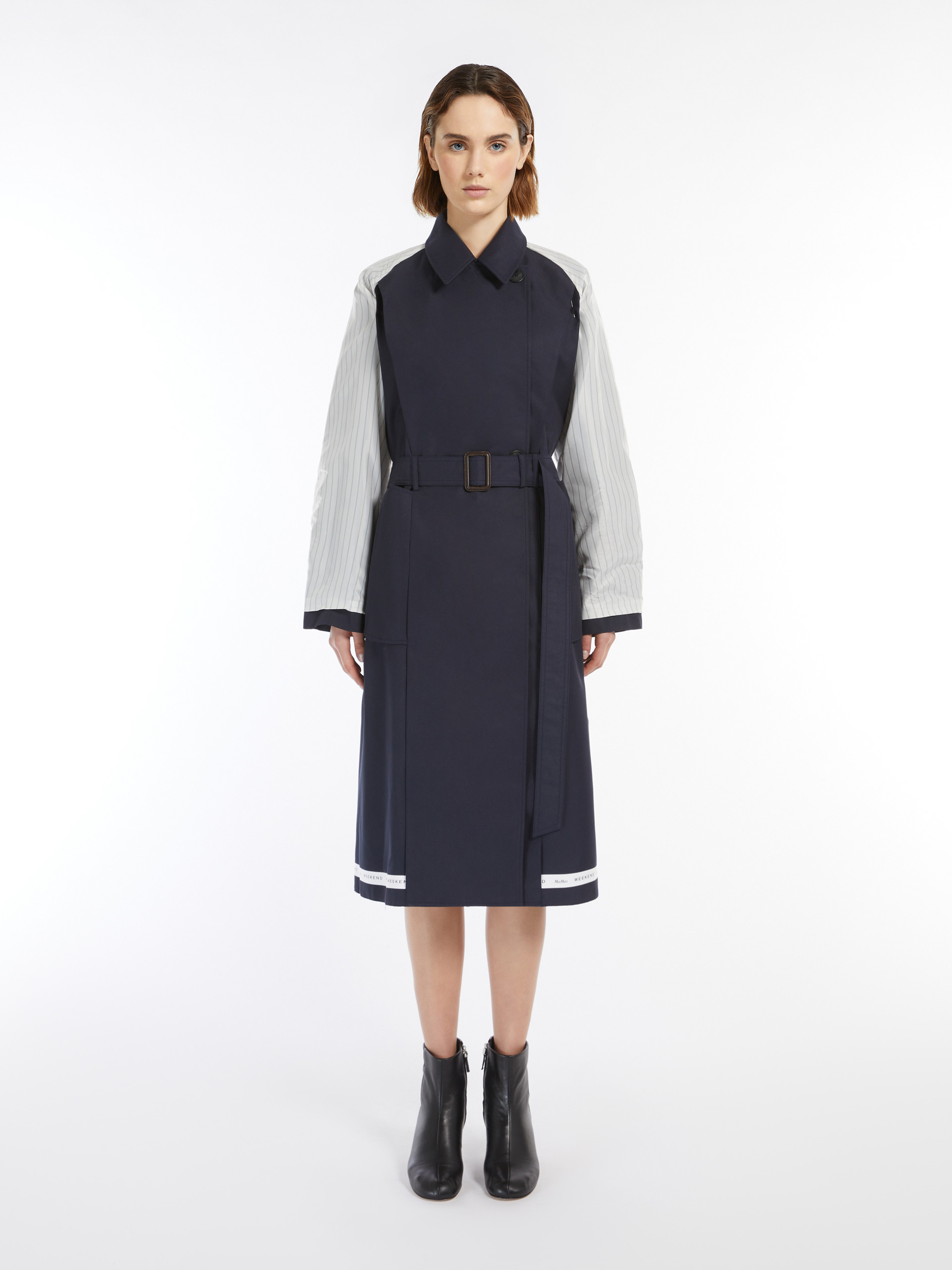 CANASTA Reversible trench coat in water-repellent gabardine - 5