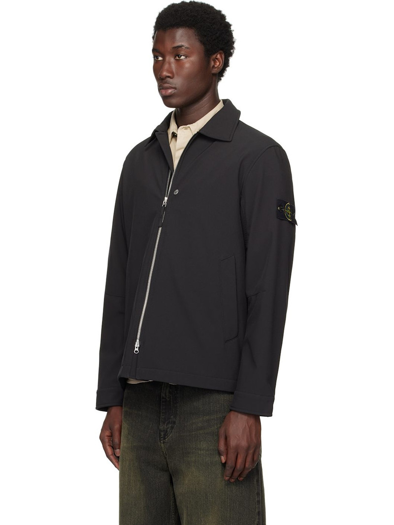 Stone Island Black Q100003 Soft Shell Jacket outlook
