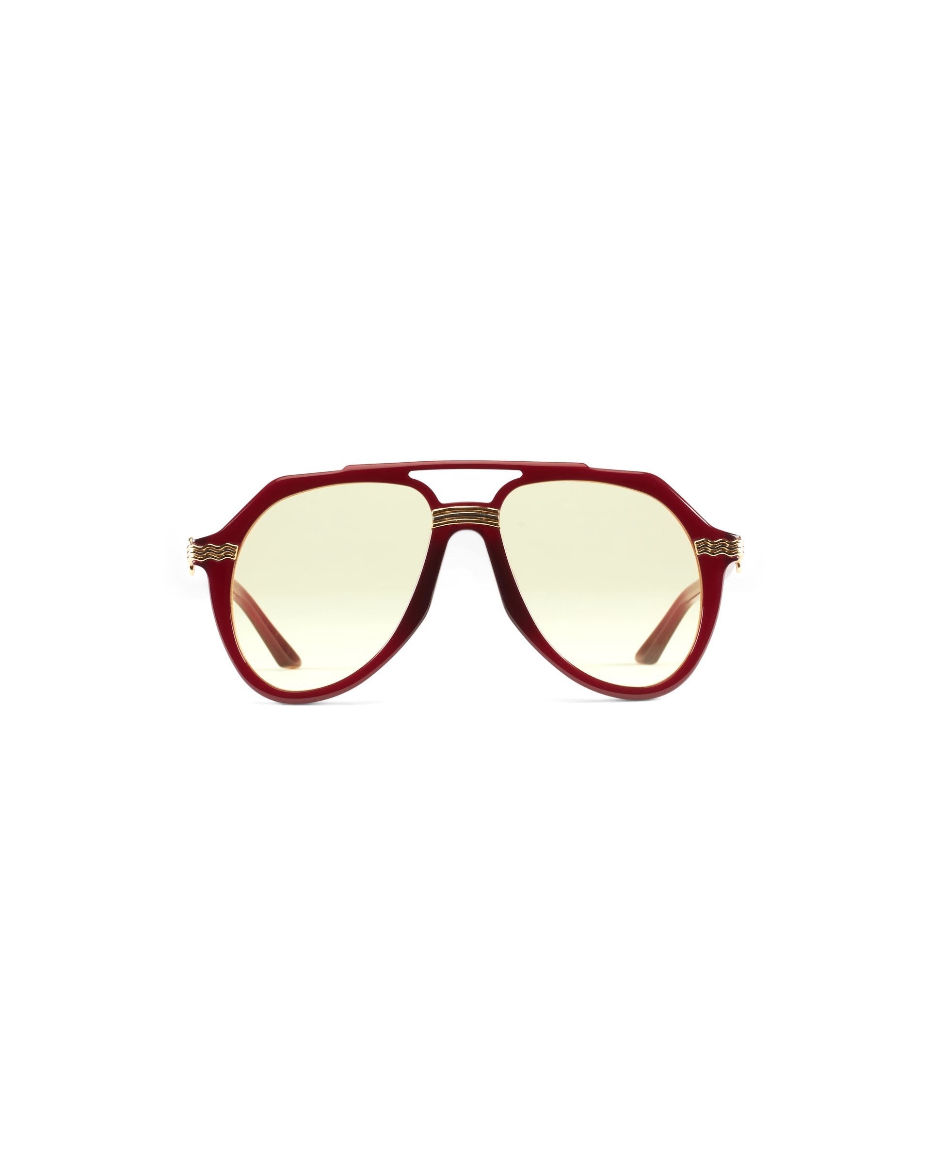 Rajio Wine & Gold Sunglasses - 2