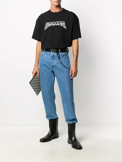 VETEMENTS slogan print T-shirt outlook