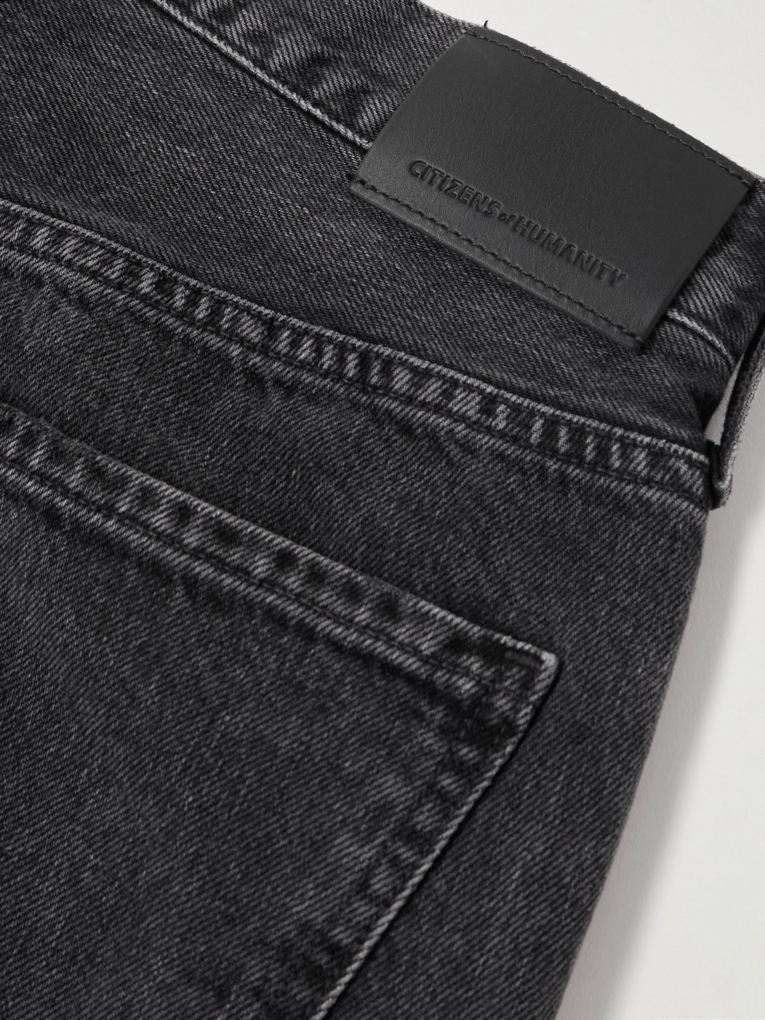 Blaine high-rise straight-leg jeans Black - 6