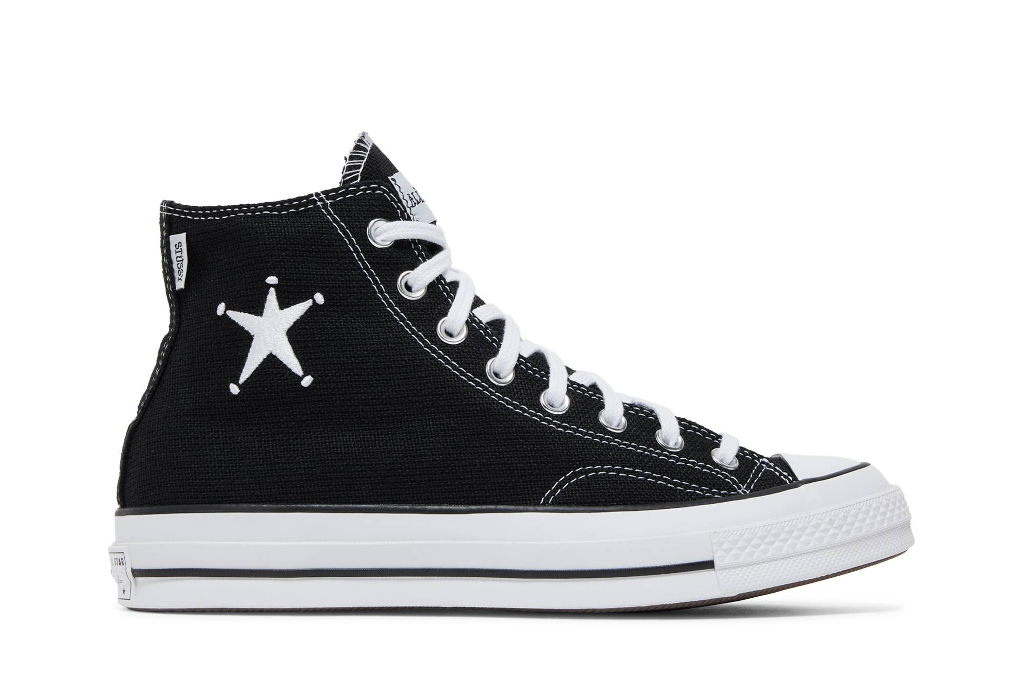 Stussy x Chuck 70 Hi 'Black' - 1