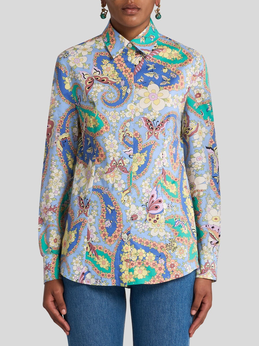 SLIM-FIT PAISLEY SHIRT - 2