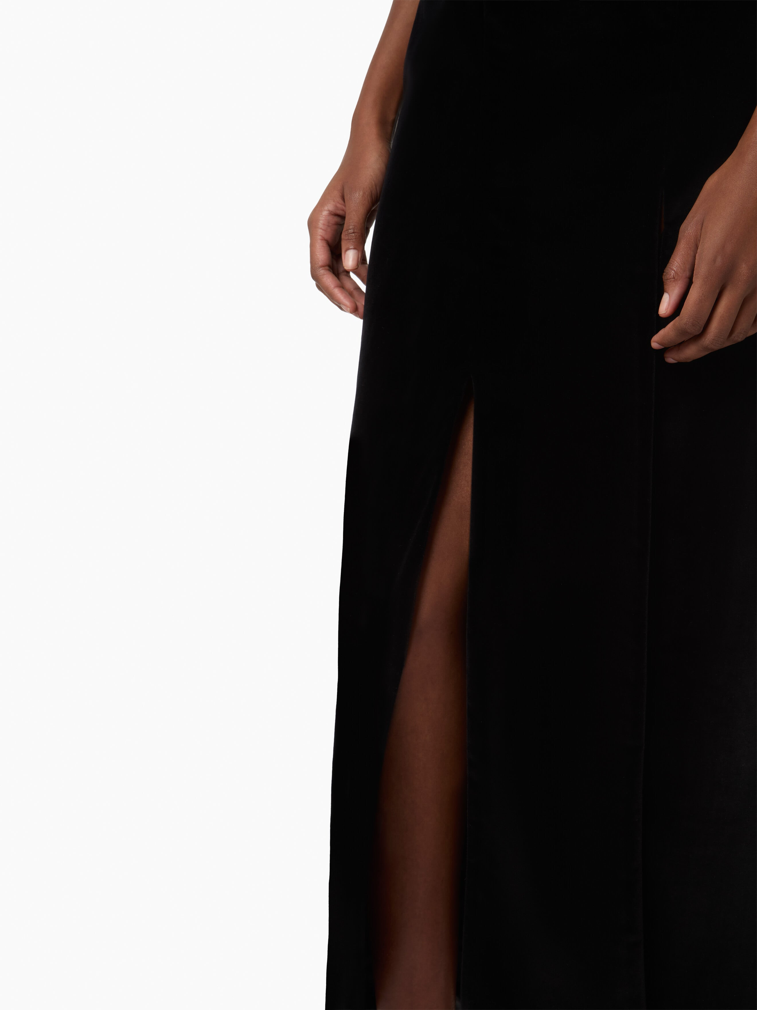 Straight Velvet Skirt - 3