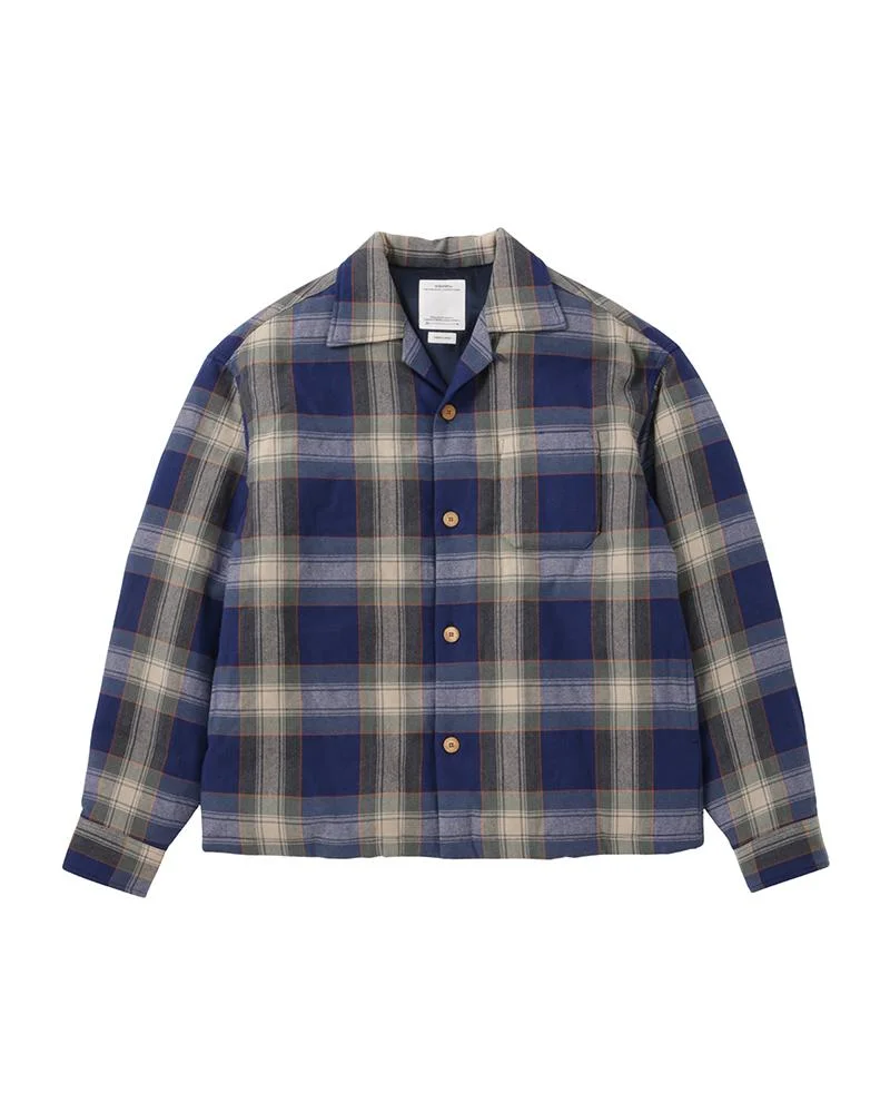 KEESEY CHECK DOWN JKT BLUE - 1
