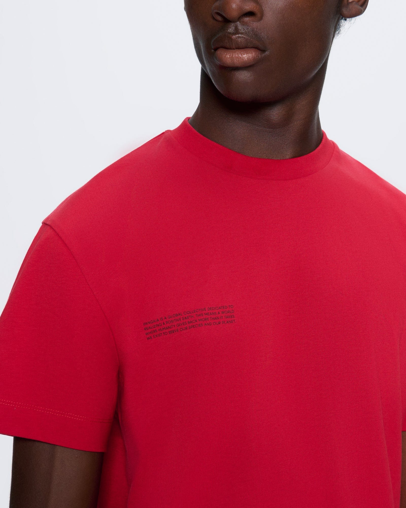 Mens 365 Midweight T-shirt - Goji Red - 4