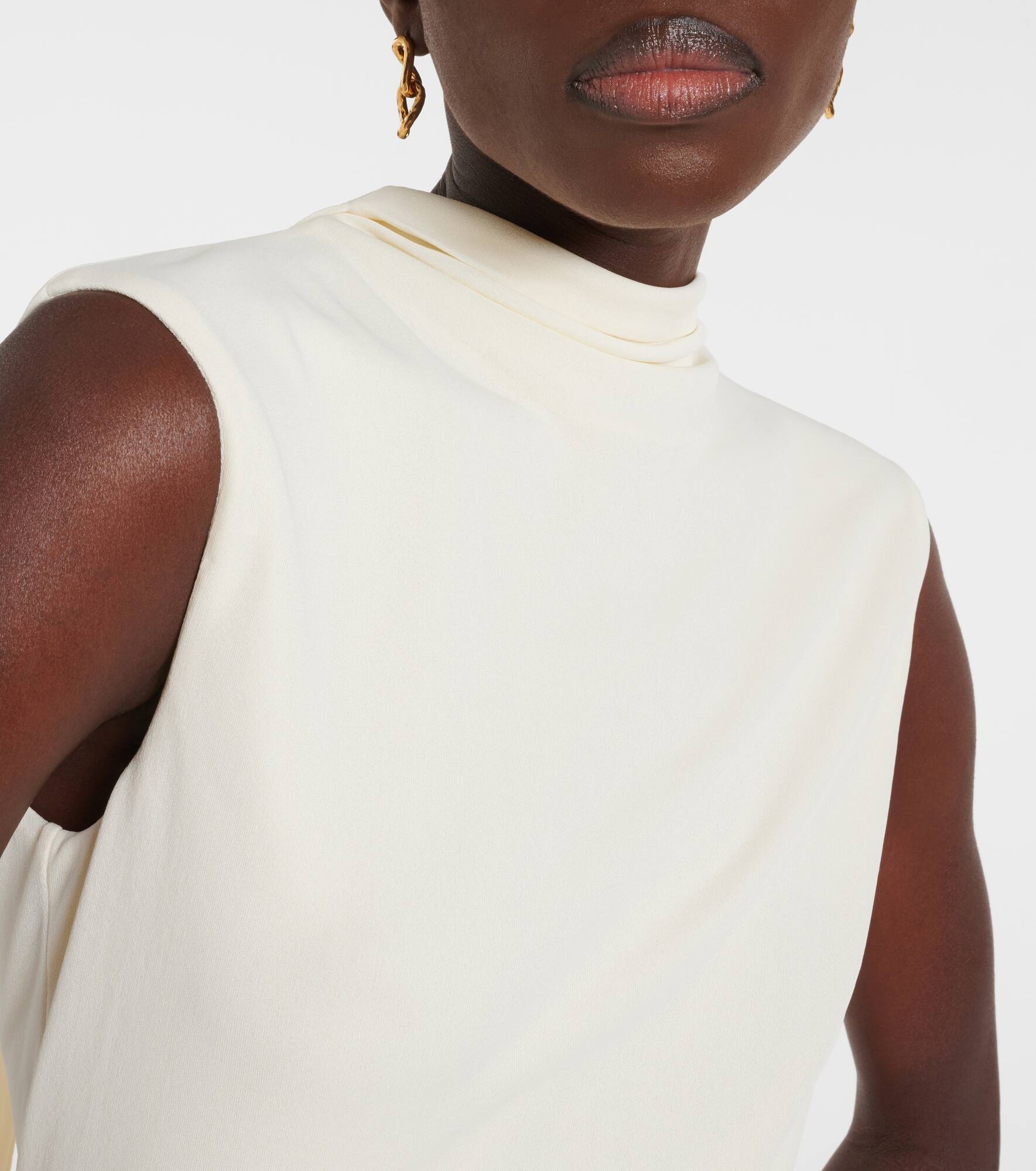 Turtleneck maxi dress - 4