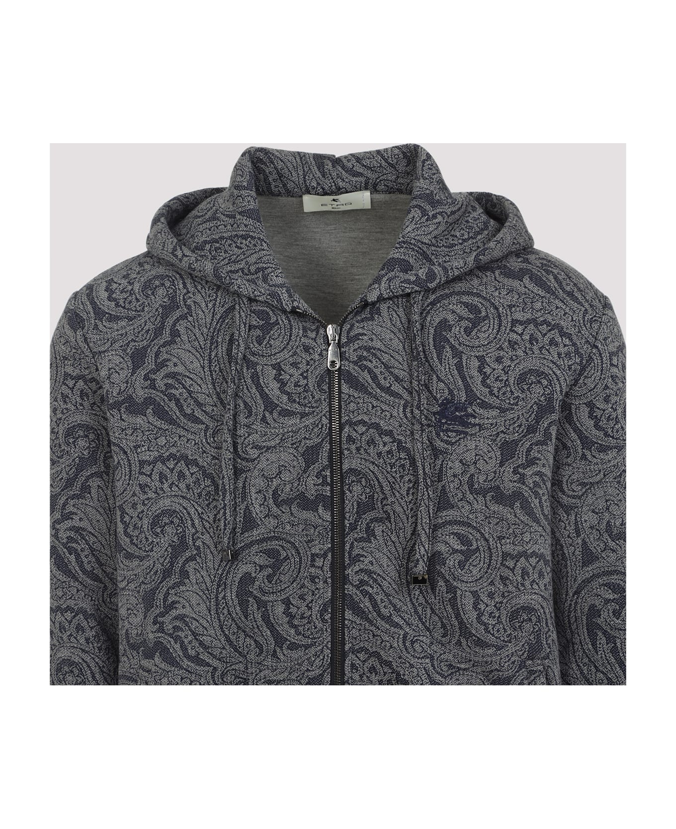 Zipped Hoodie With Welt Pockets - 5