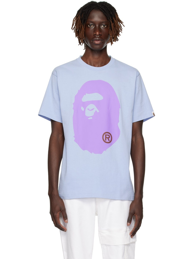 Blue Big Ape Head T-Shirt - 1