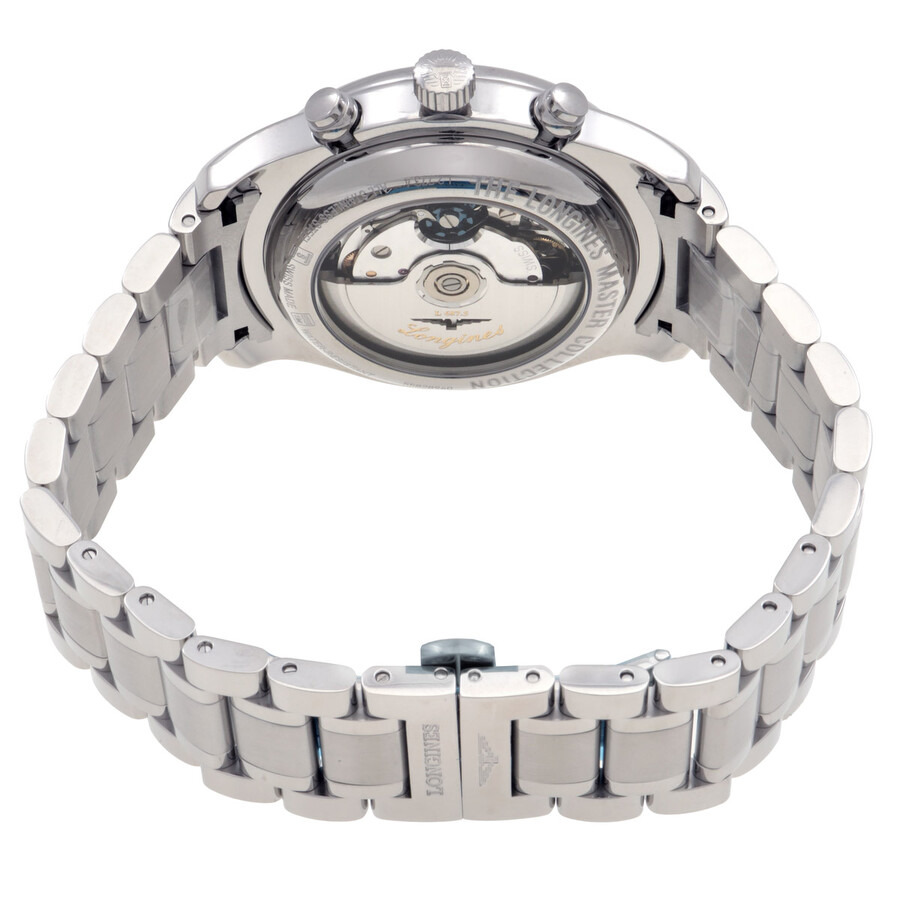 Longines The Longines Master Collection Chronograph GMT Automatic Moon Phase Anthracite Dial Men's W - 3