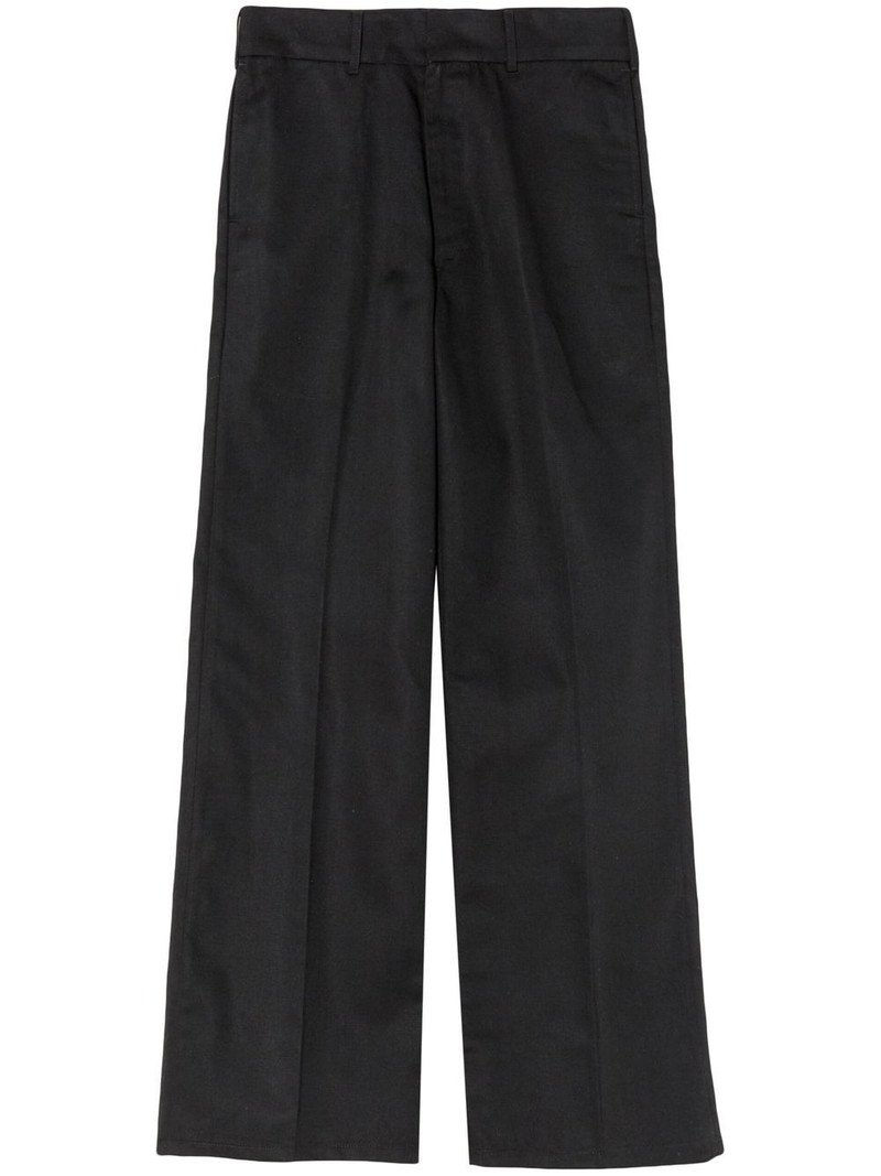 wide leg low-rise trousers 1