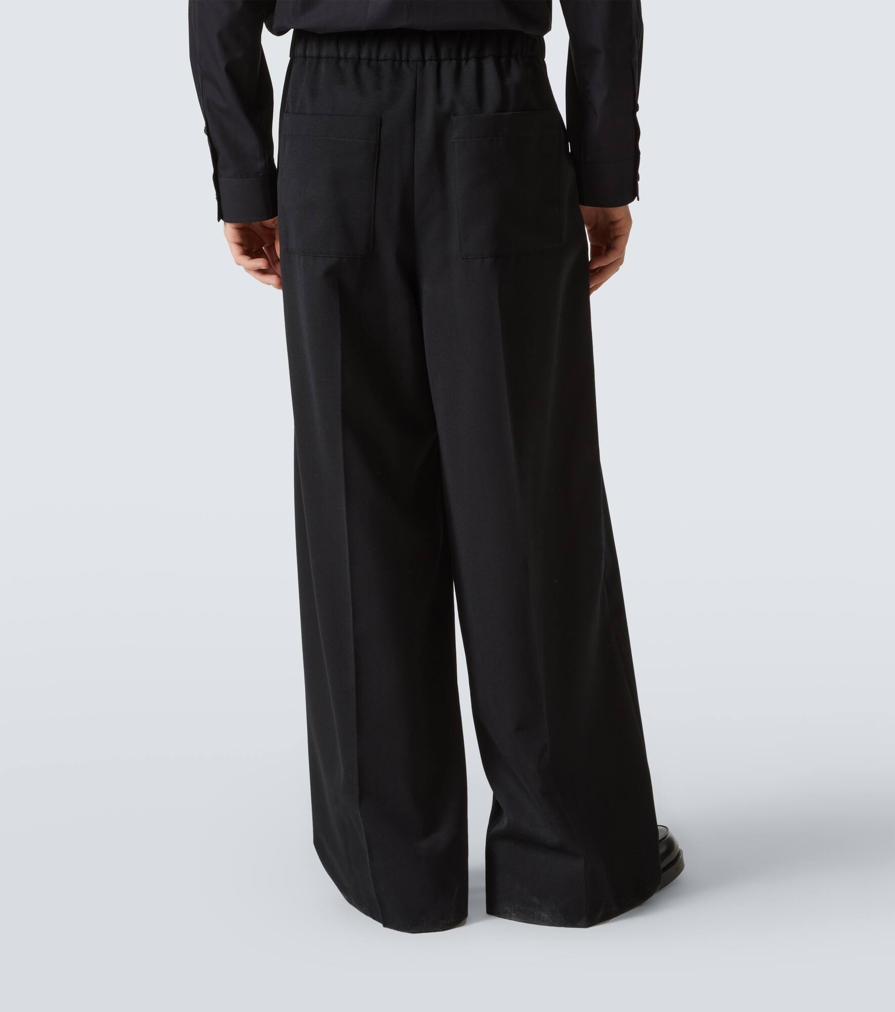 High-rise wide-leg pants - 4
