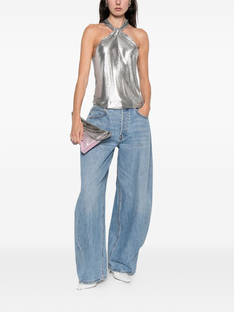 rabanne halterneck chainmail blouse outlook