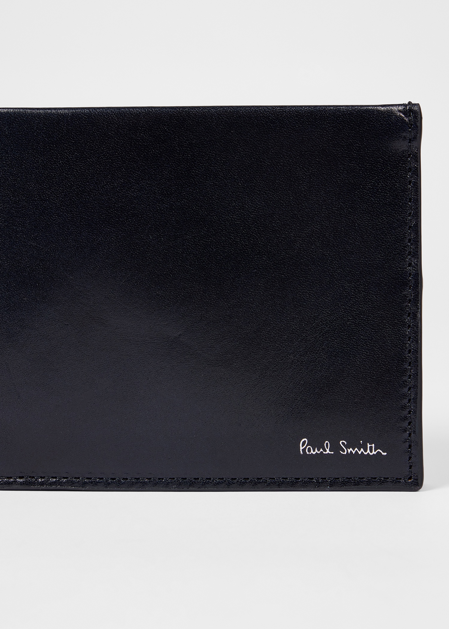 Navy Interior 'Signature Stripe' Trim Billfold Wallet - 4