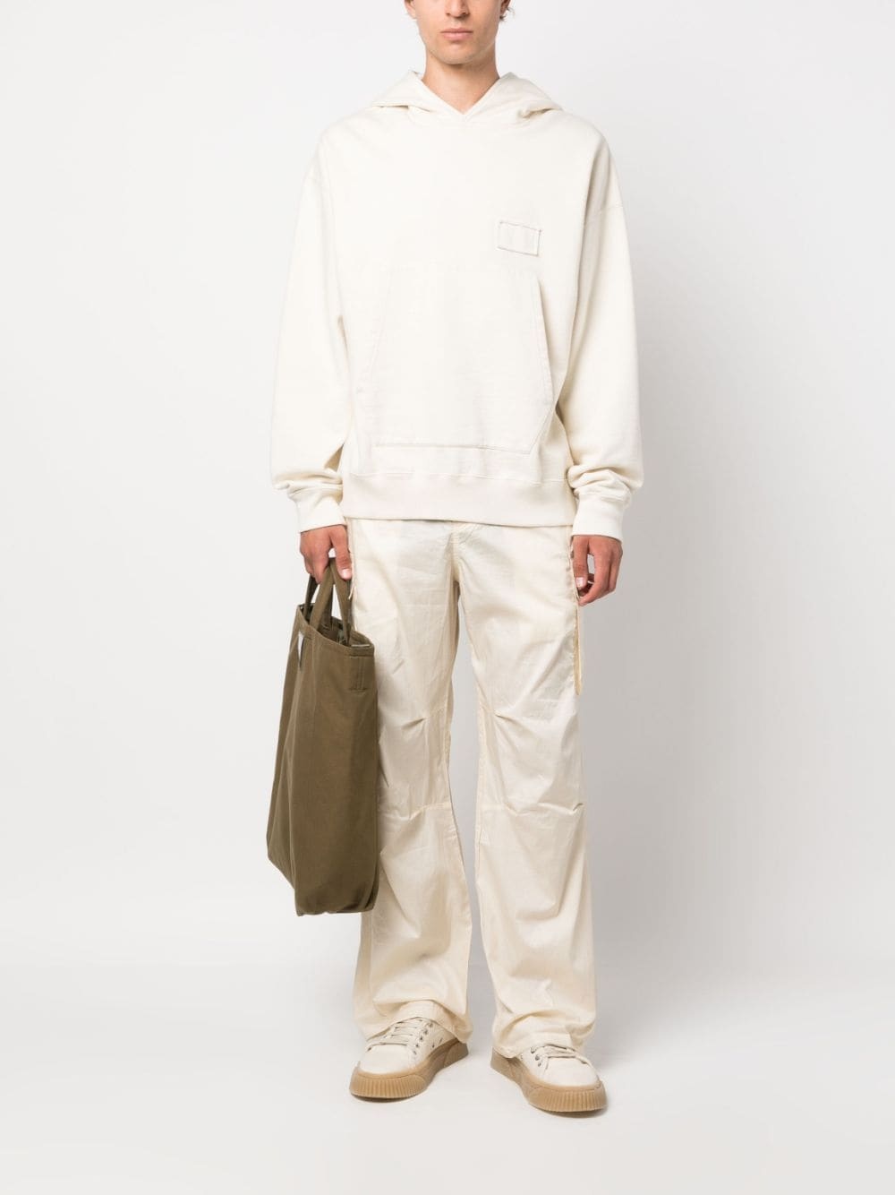 wide-leg cargo trousers - 2