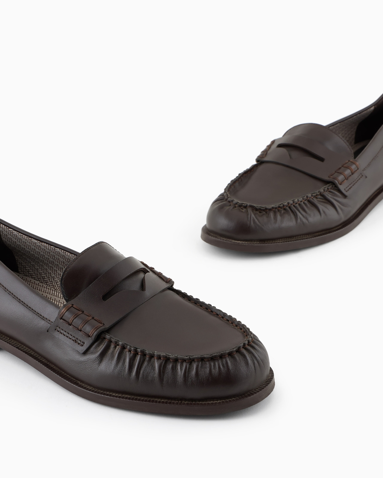 SMOOTH LEATHER LOAFERS - 5