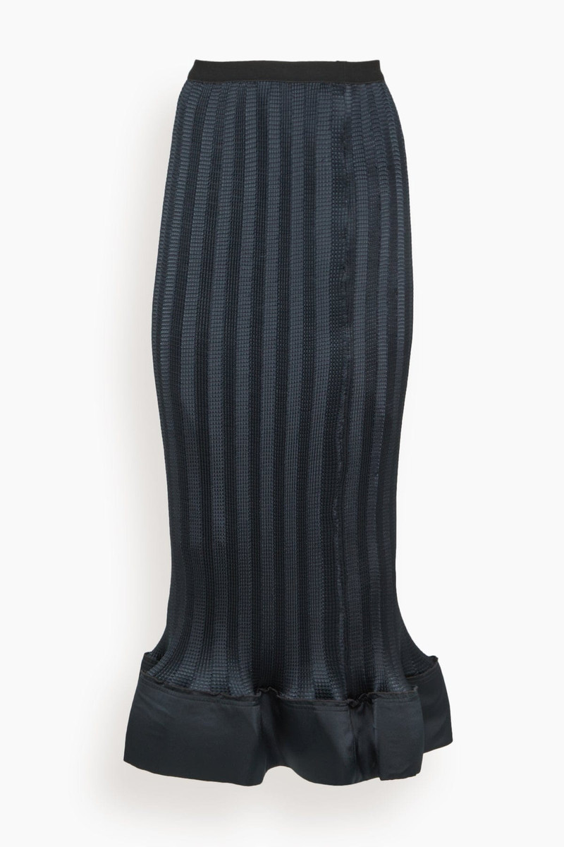 Hollis Midi Skirt in Black - 1