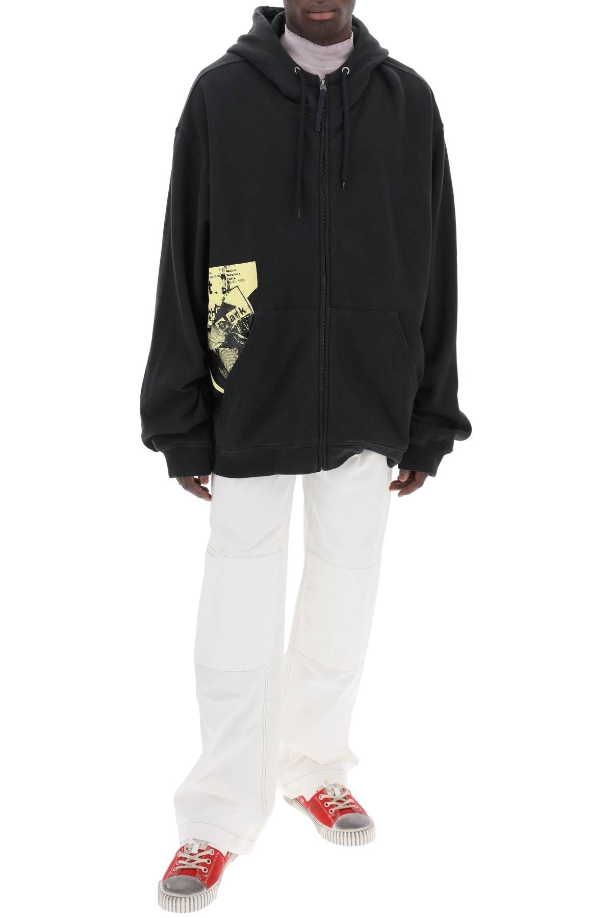 "MAXI ZIP-UP SWEATSHIRT WITH - 7