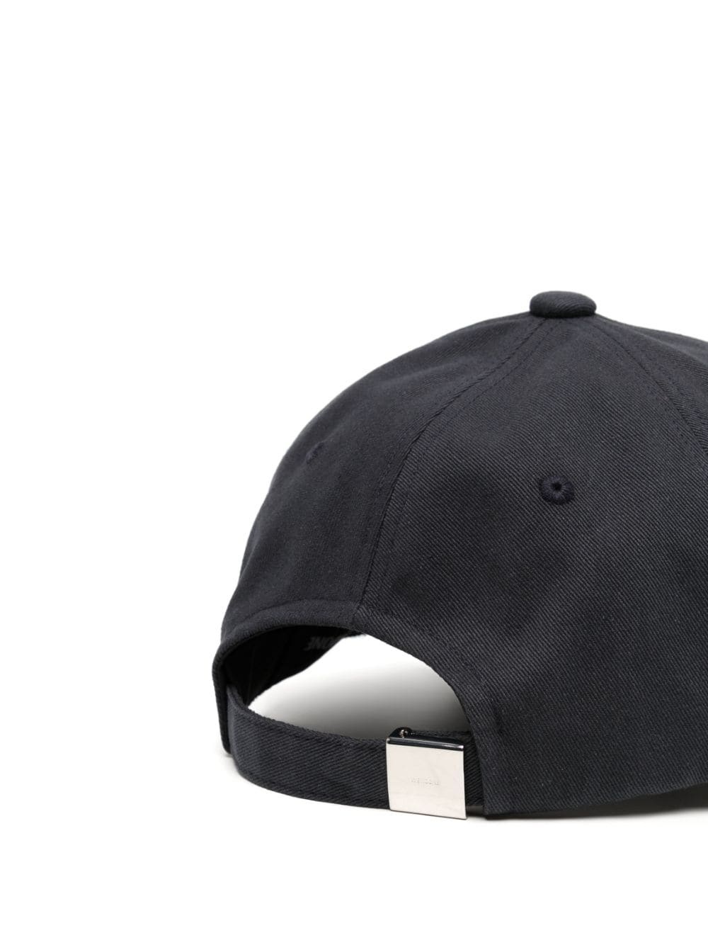 logo-print twill cap - 4