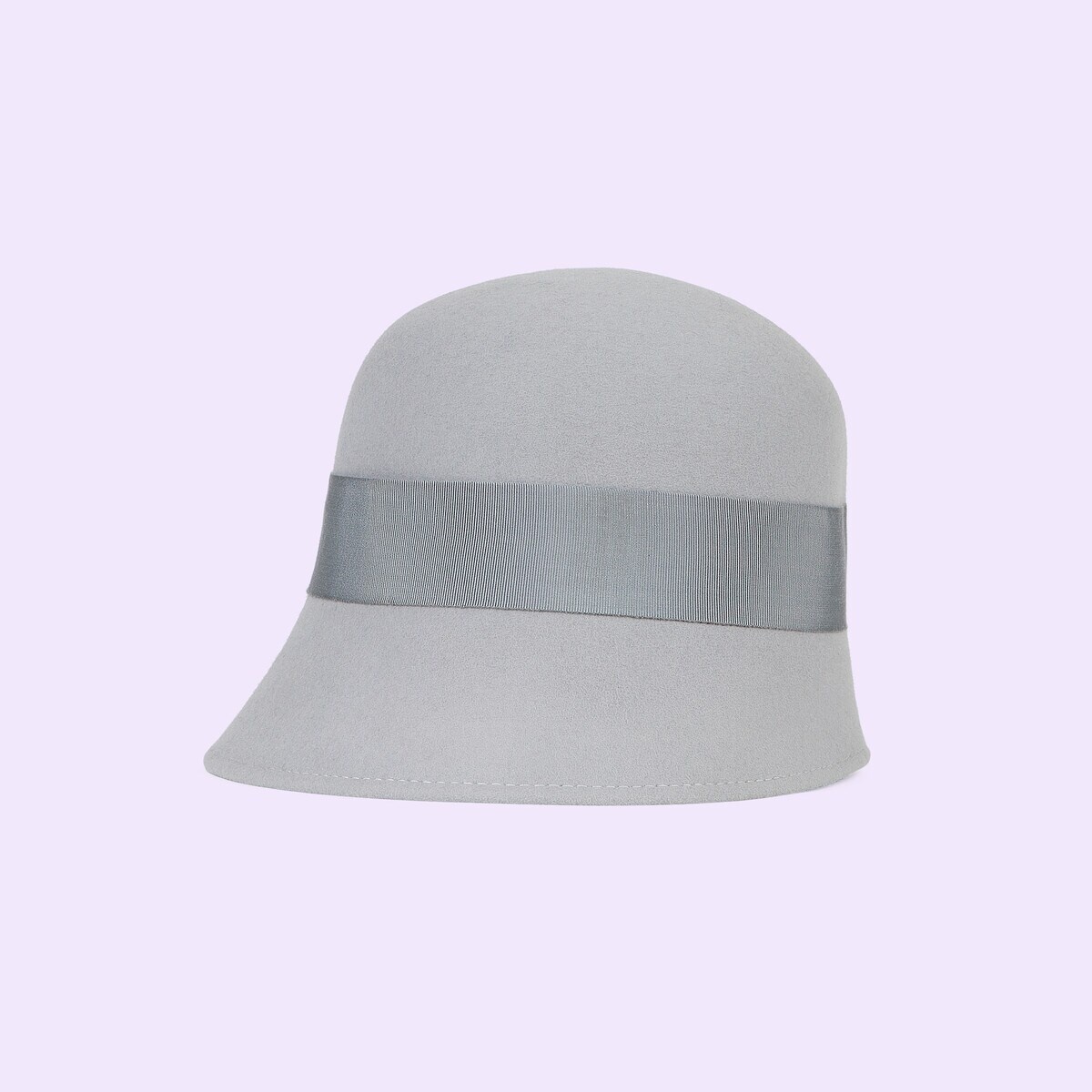 Felt bucket hat with Round Interlocking G - 2
