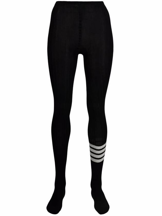 Thom Browne｜SOCKS/STOCKINGS/LEGGINGS (FAS125A Y1023 001 Thom Browne Fine Merino Stockings Black | balaan | REVERSIBLE