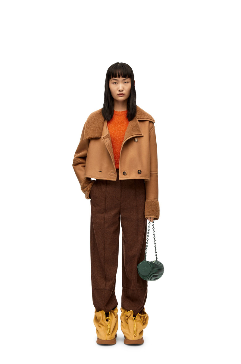 Loewe Bracelet pouch in pleated nappa outlook