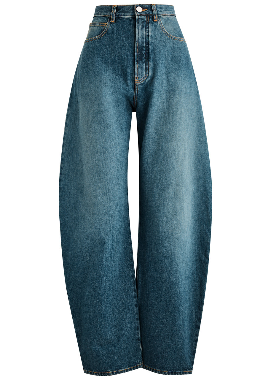 Alaïa Round Barrel-leg Jeans - 1