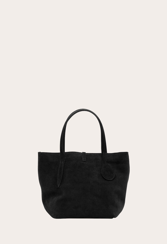 SPROUT TOTE MINI BLACK SUEDE - 7