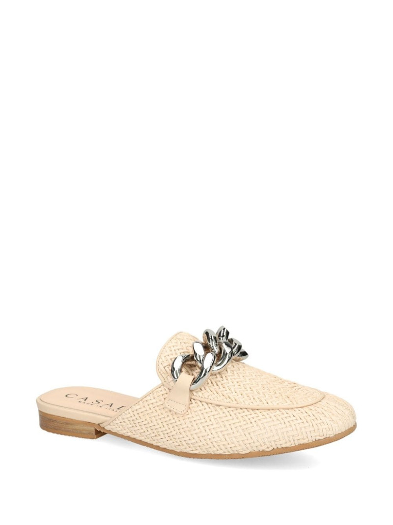 CASADEI chain-detail slippers outlook