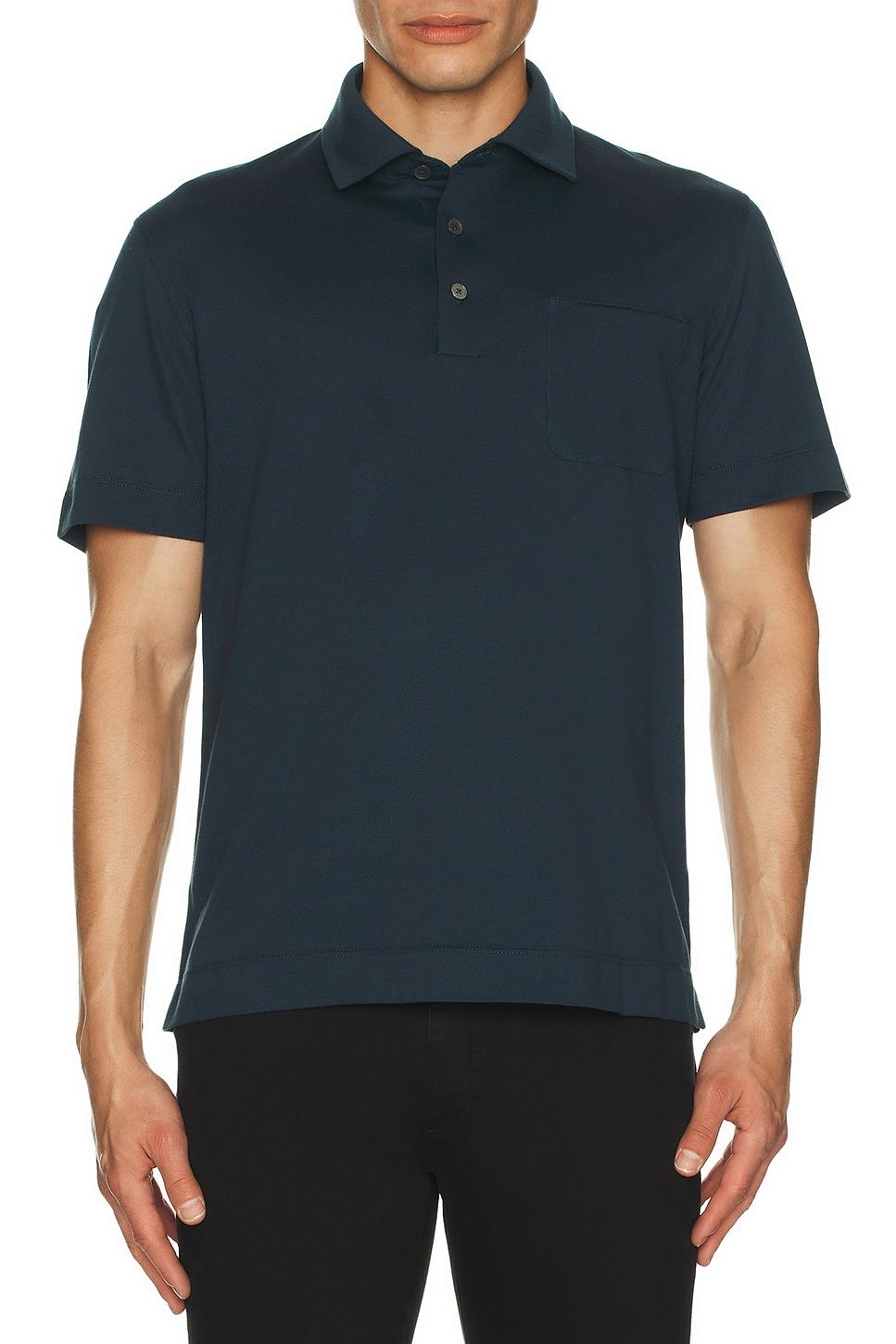 Pure Cotton Piquet Polo - 3