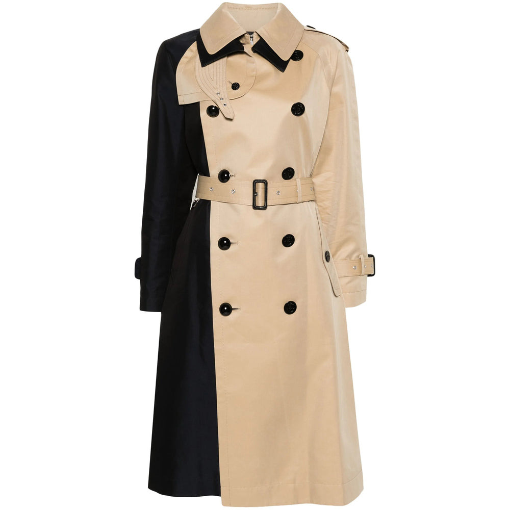 Sacai Black Coats - Trench & Raincoats Women - 1
