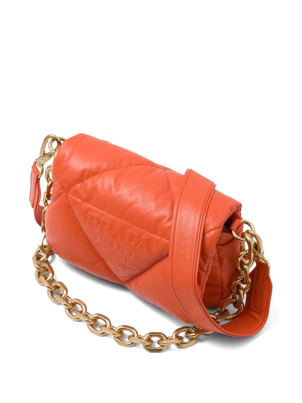 quilted nappa leather shoulder bag - 4