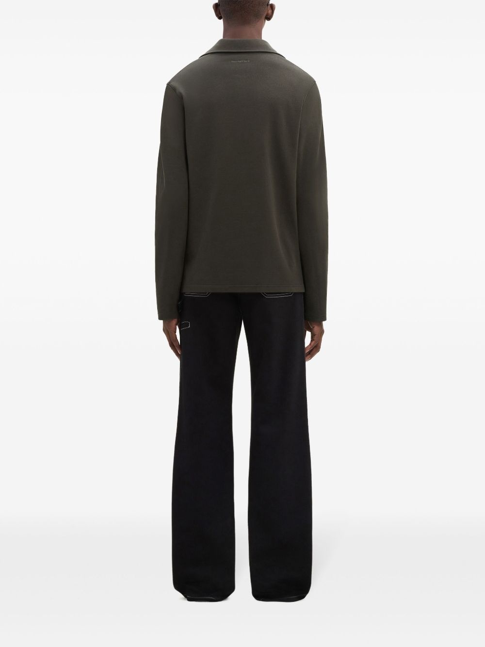 mid-rise wide leg jeans - 4