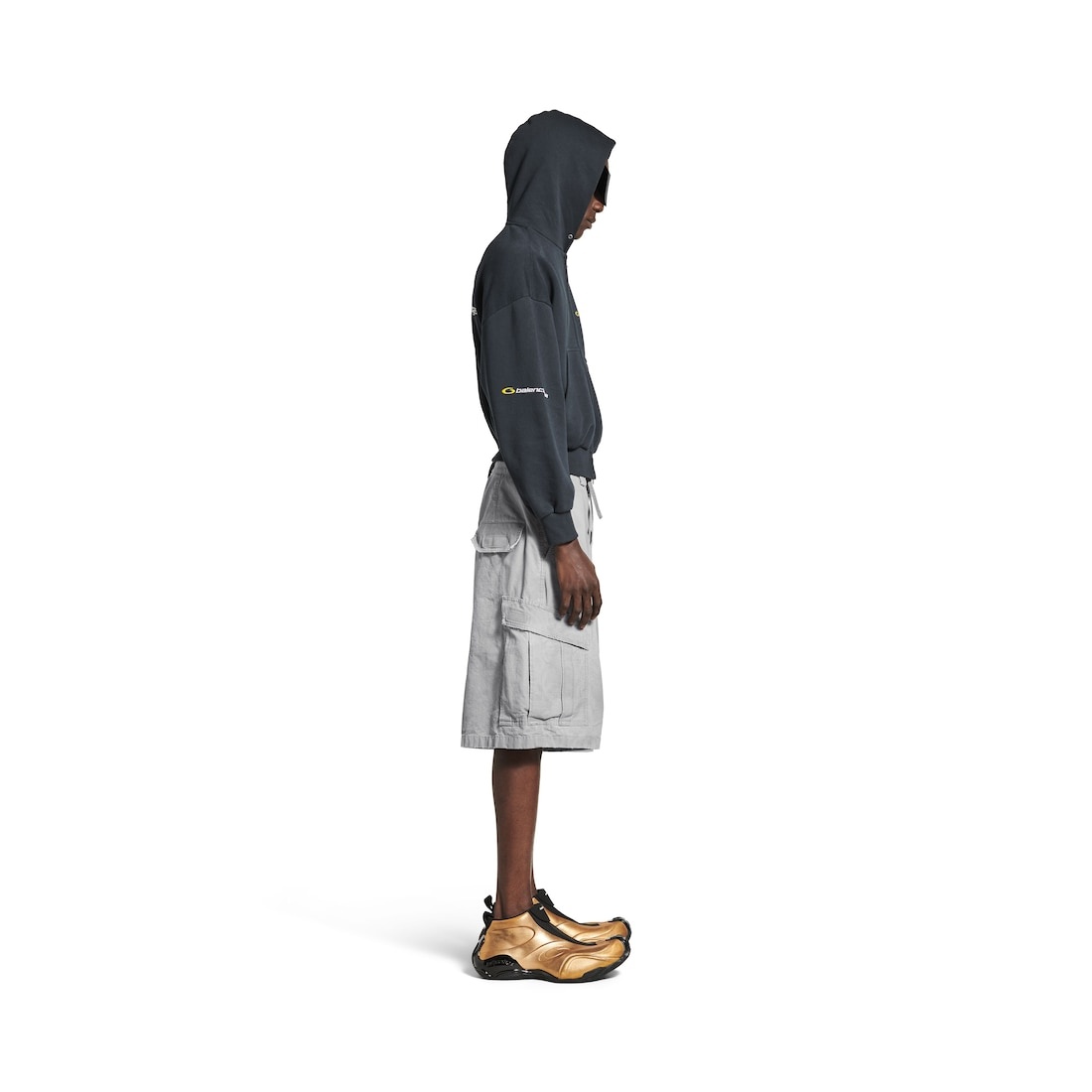 Men's Cargo Shorts in Grey - 3
