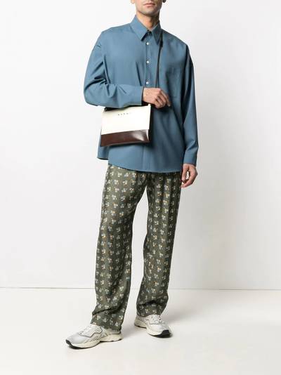 Marni long-sleeve wool shirt outlook