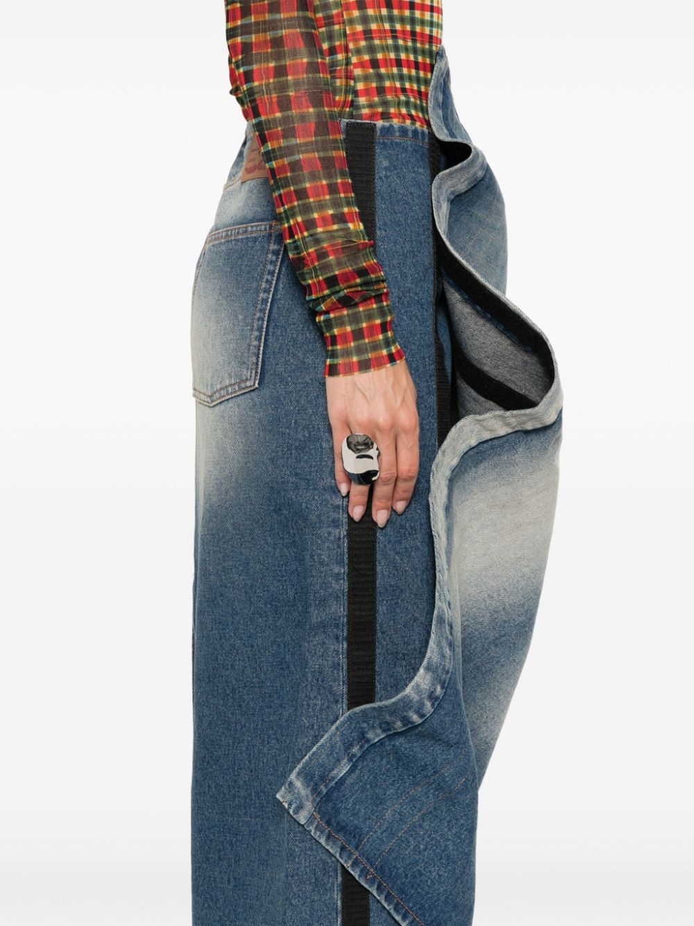 denim midi skirt - 5