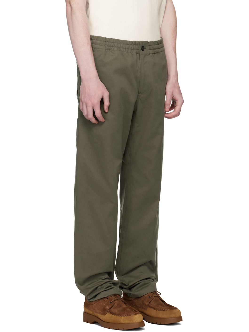 Khaki Chuck Trousers - 2