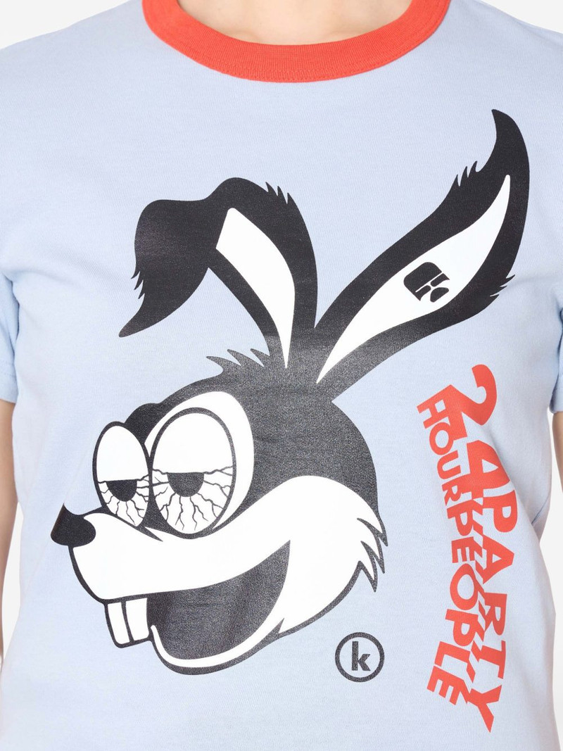 rabbit-print T-shirt 3
