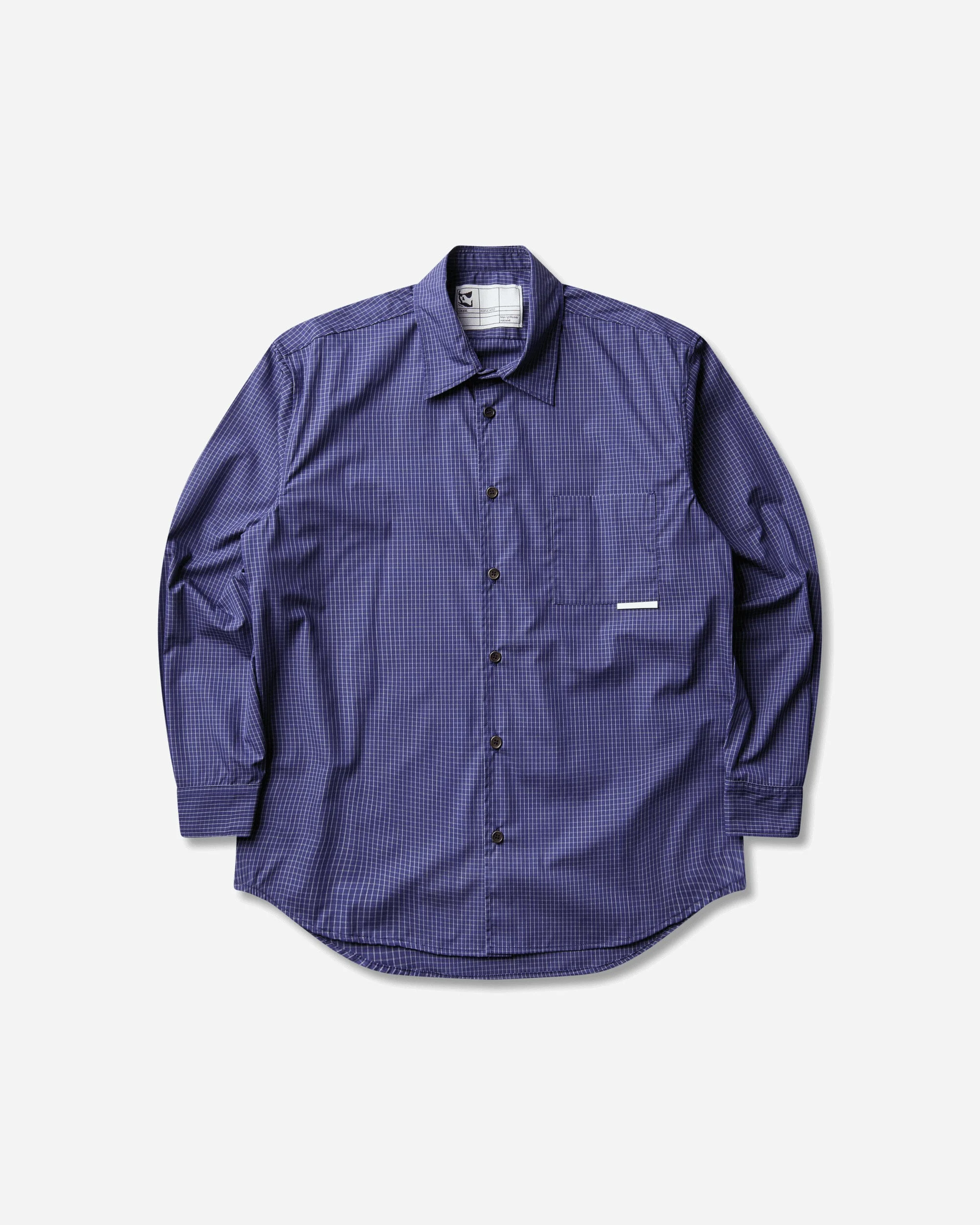 Men's 21000 Replicated Longsleeve Shirt Small Check Navy - 1