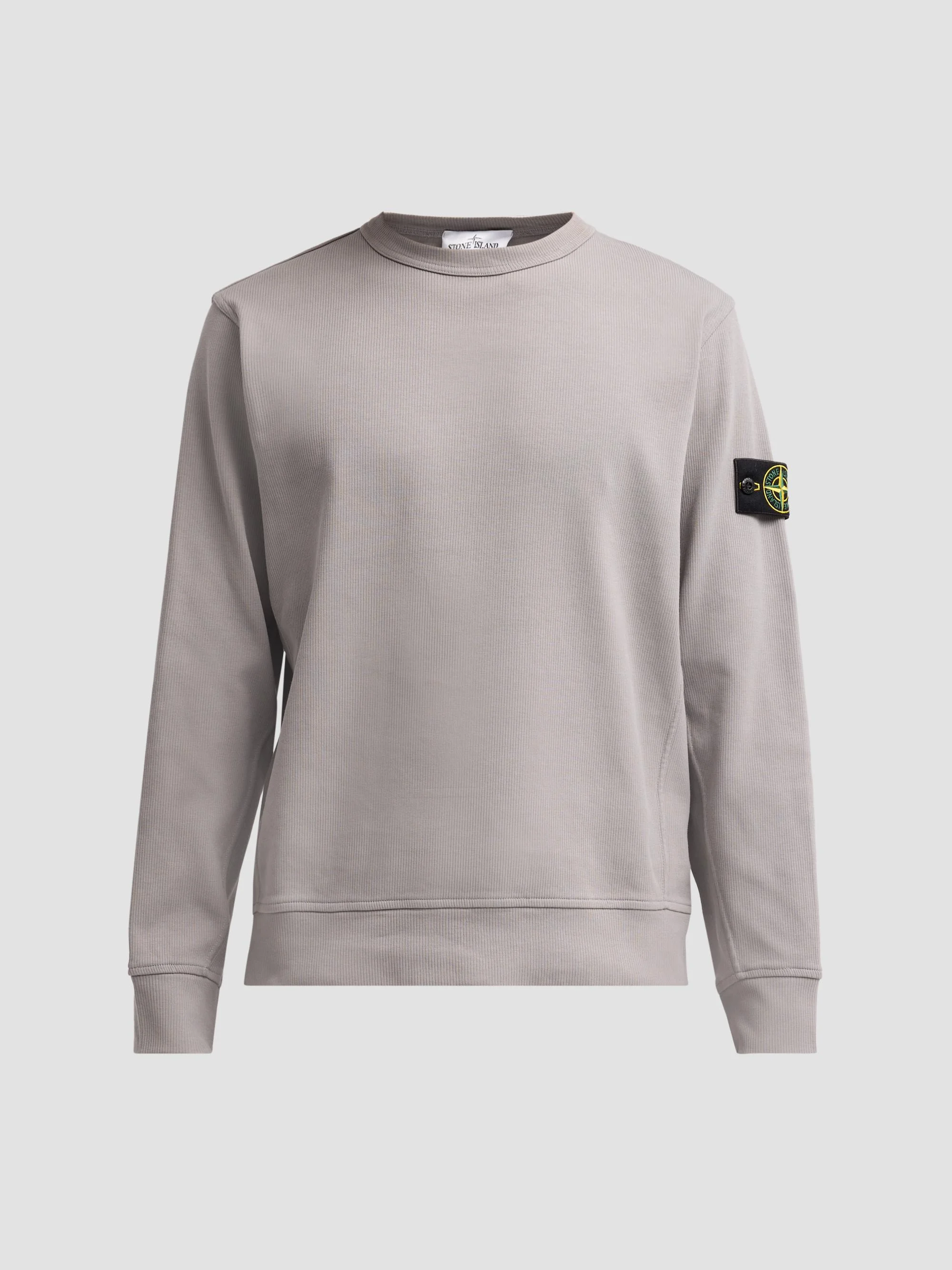 Men's Felpa Cotton Crewneck Sweatshirt - Grey - 1