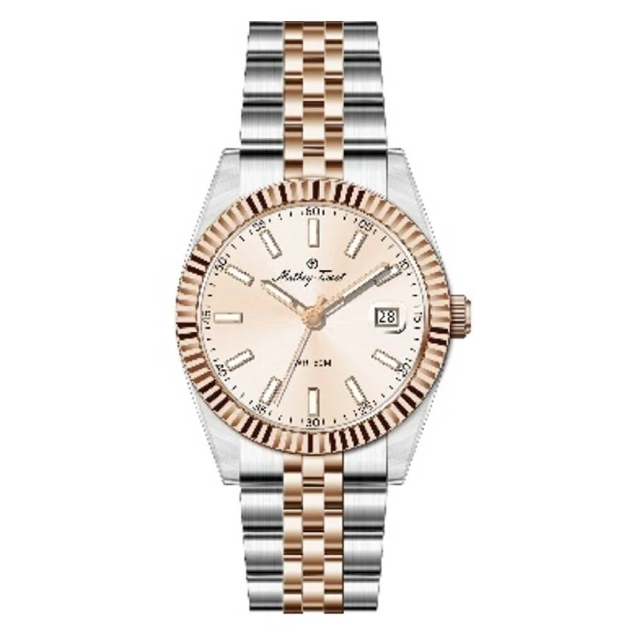 Mathey-Tissot Quartz Light Rose Gold Dial Ladies Watch H250955C-D - 1