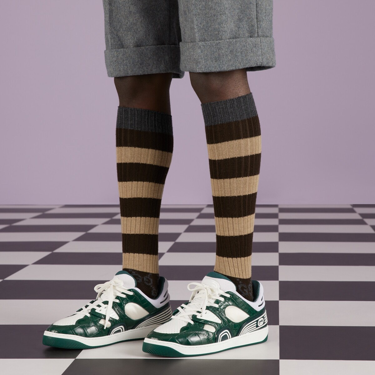 GG striped wool socks - 3