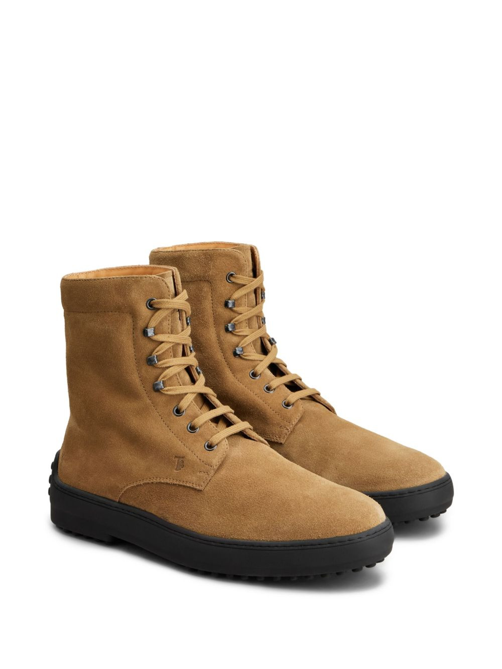 suede combat boots - 2