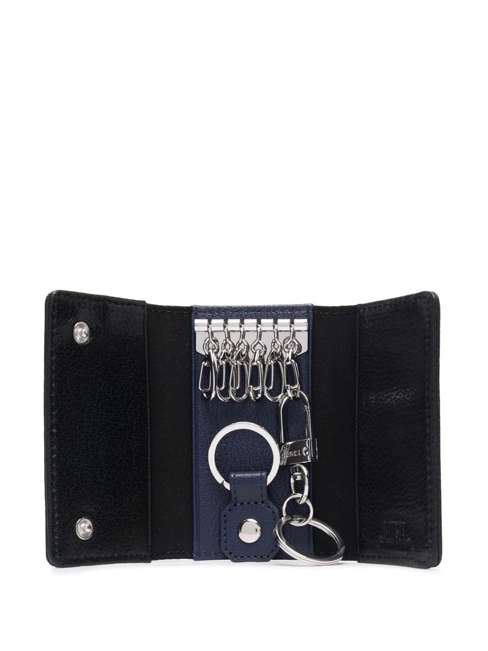 logo-plaque keyring wallet - 3