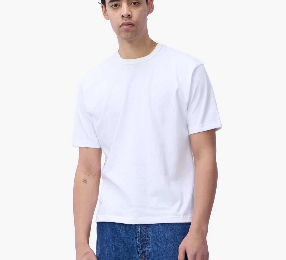 Heavyweight Boxy T-shirt - White - 1