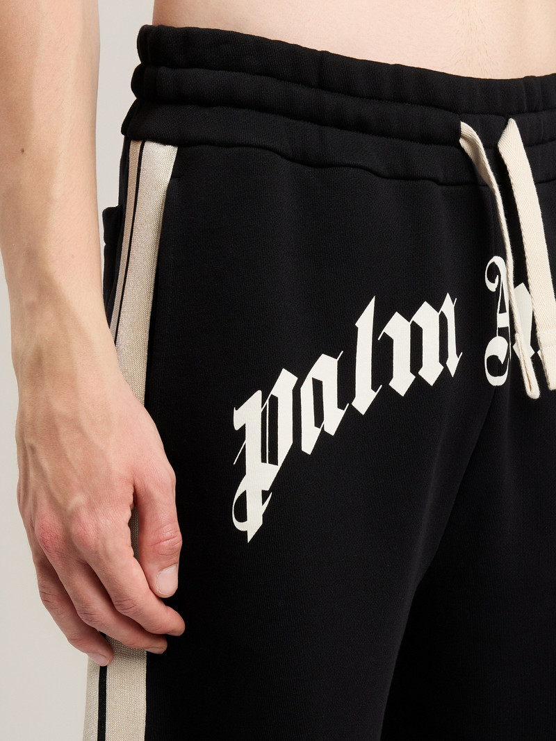 Curved Logo Track Sweatshorts 6